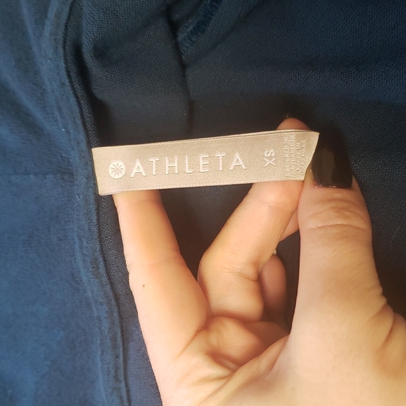 Athleta Harmony Wrap Heathered Ocean Teal - Picture 6 of 7